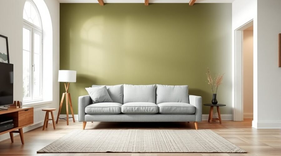 accent wall enhances atmosphere