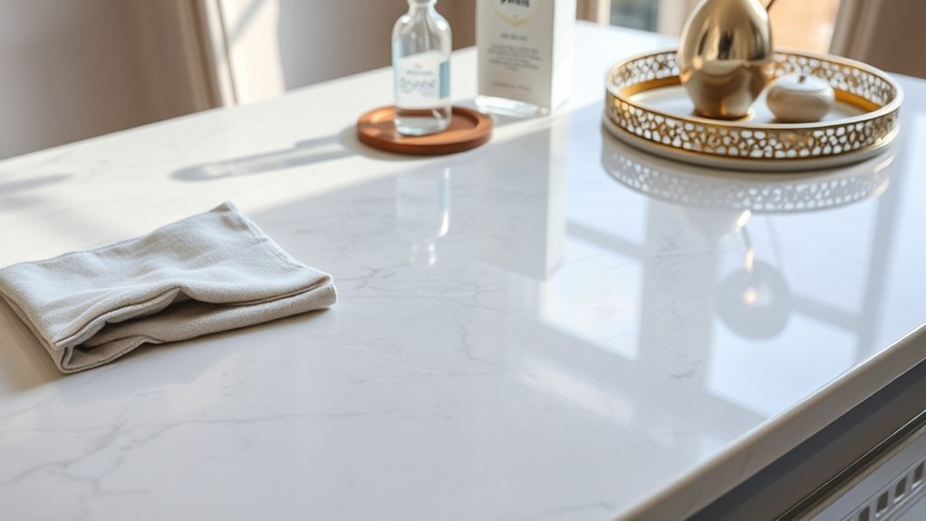 acid exposure damages marble