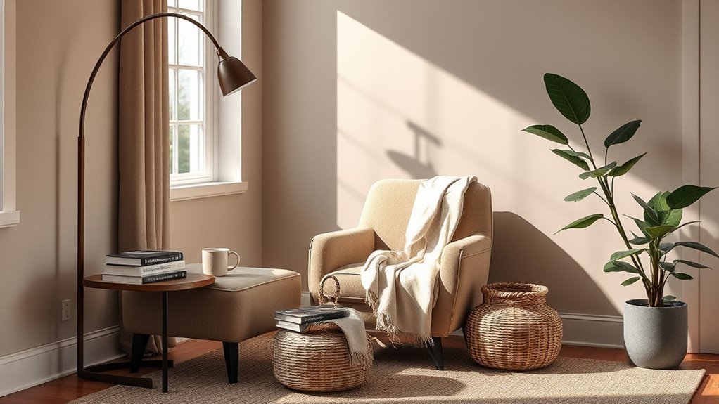 bright accessible reading nook