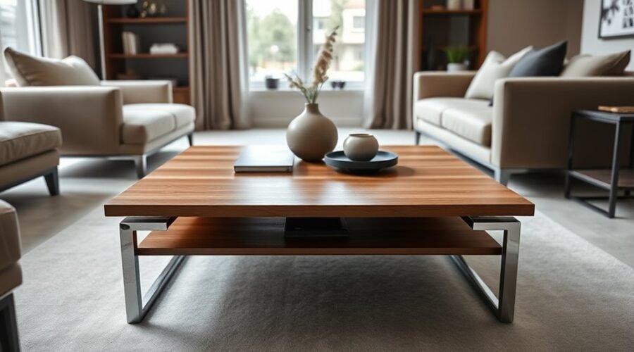 cocktail table height comparison
