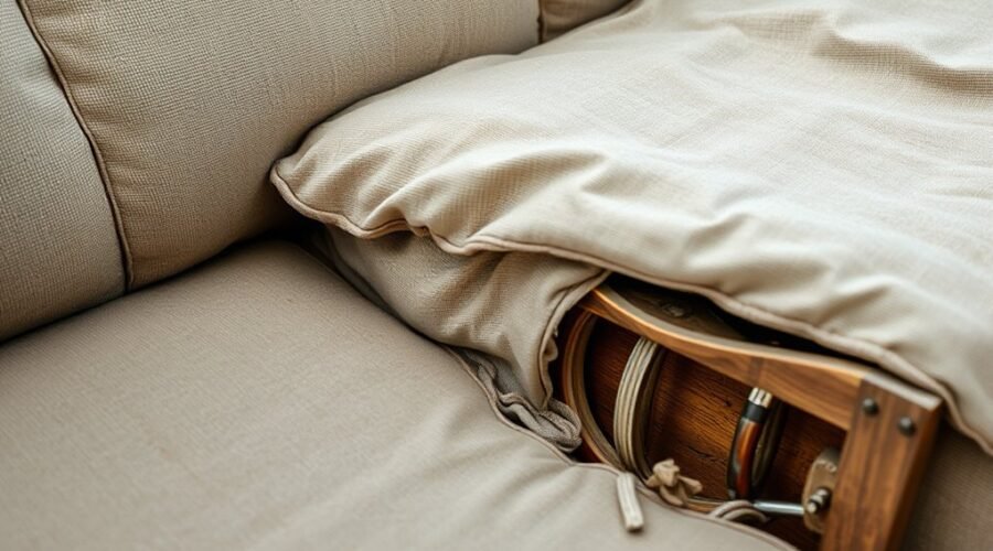 couch cushions sagging causes