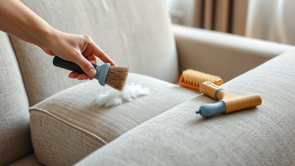 couch pilling from friction
