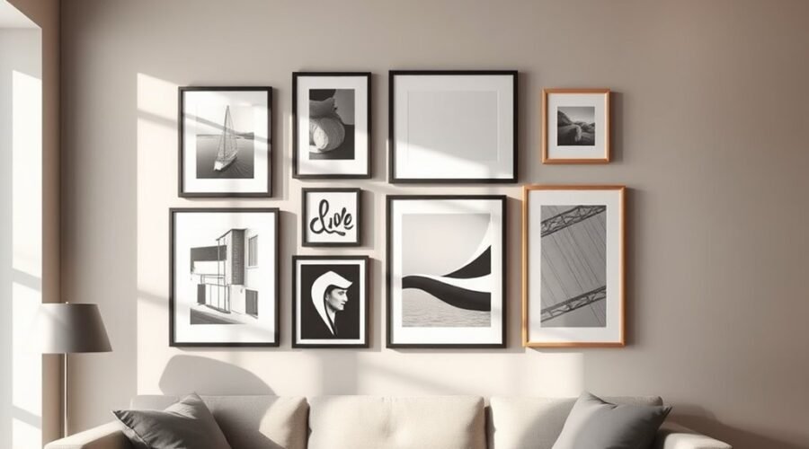 creating a cohesive art display