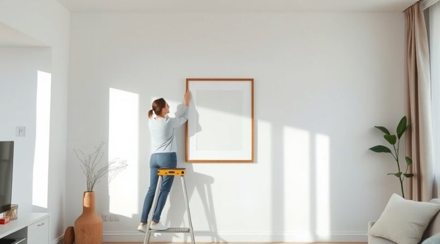 damage free wall art hanging