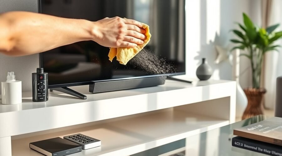 dust electronics safely no static