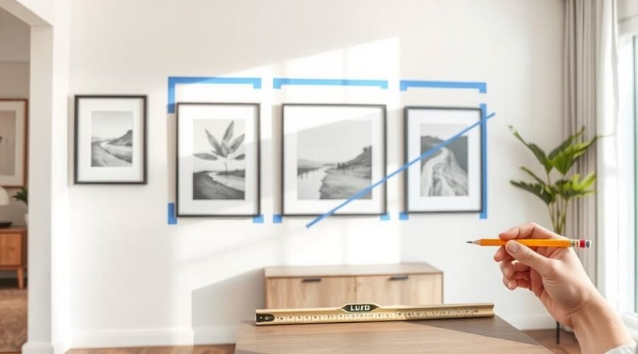 gallery wall hanging guide