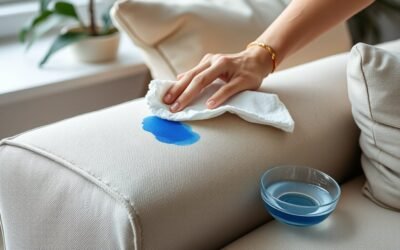 ink removal from upholstery