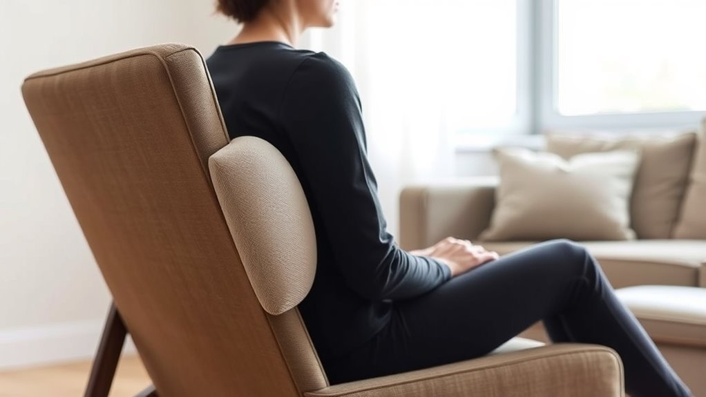 lumbar support for sitting