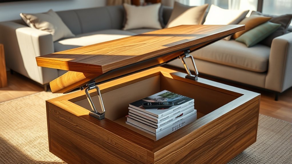 multifunctional storage coffee table