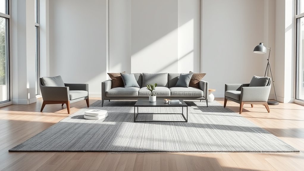 open intentional sofa placement