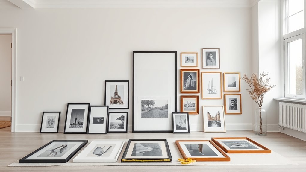 plan your gallery layout
