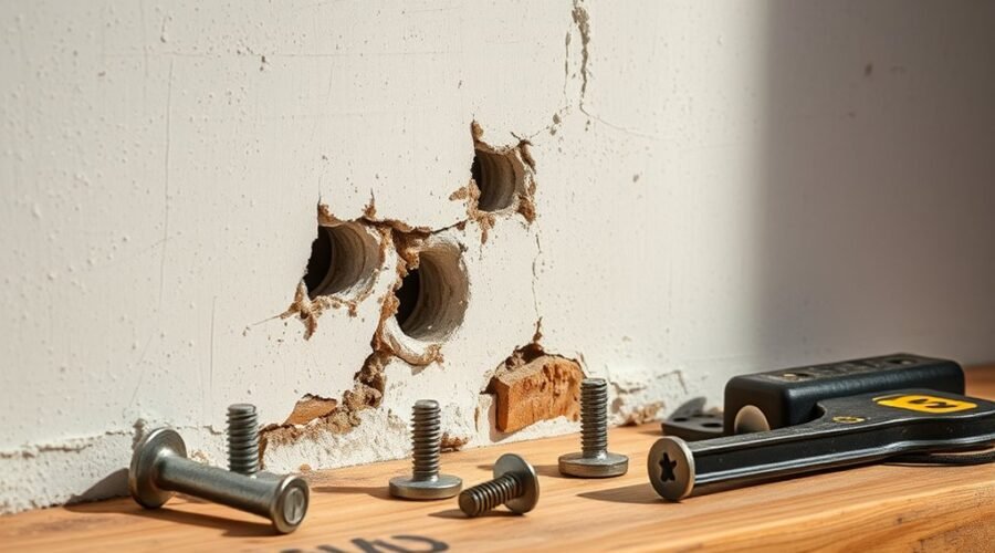 prevent wall anchor failure