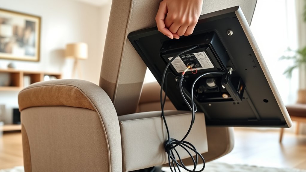 recliner power and connections