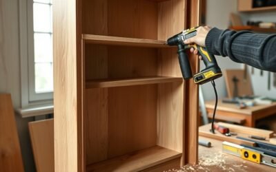 reinforce bookshelf with support