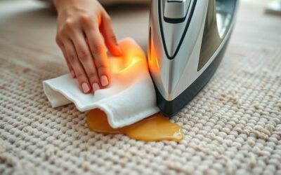 remove wax with heat