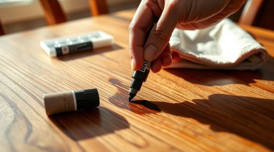 repair scratches on wood