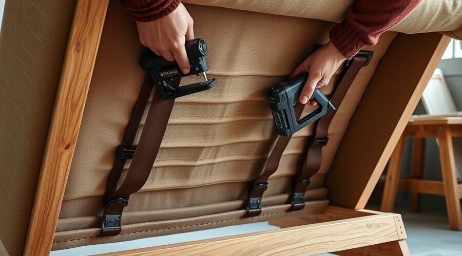 repair sofa webbing support