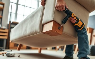 repairing sofa leg support