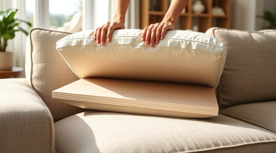 revitalize couch cushion support