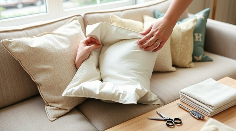 revitalize your throw pillows