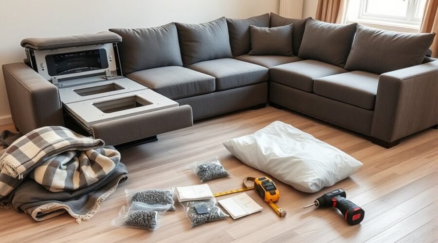 safe sectional disassembly tips