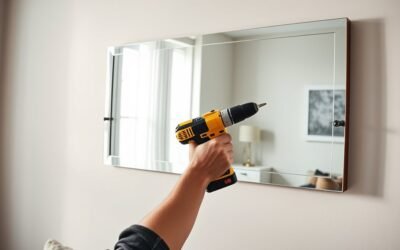 securely hang heavy mirror