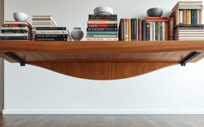 shelf sagging due to span