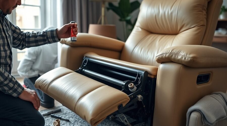 silence your squeaky recliner