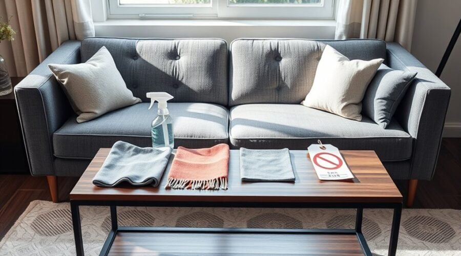 sofa cleaning code meanings