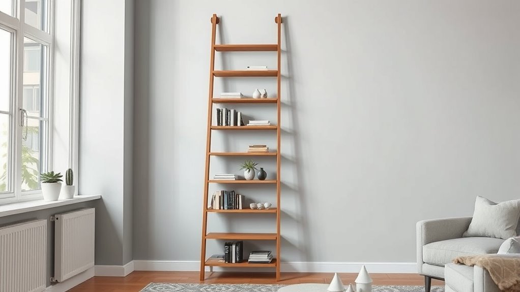 stylish vertical shelving solution