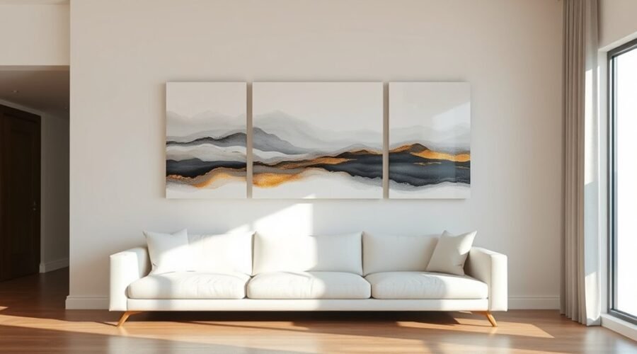 three panel wall artwork explained