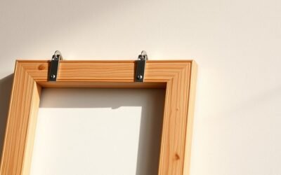 tilted frames and hardware