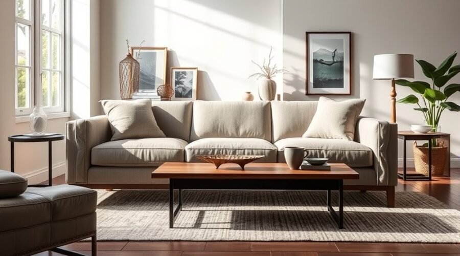 track arm sofa style