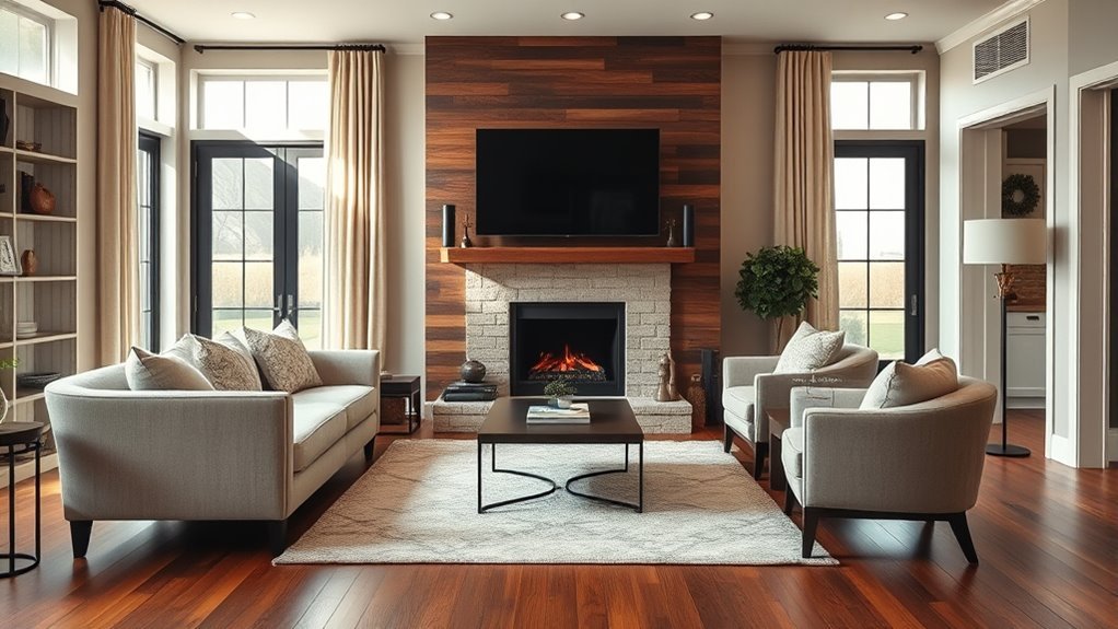 tv or fireplace focal point