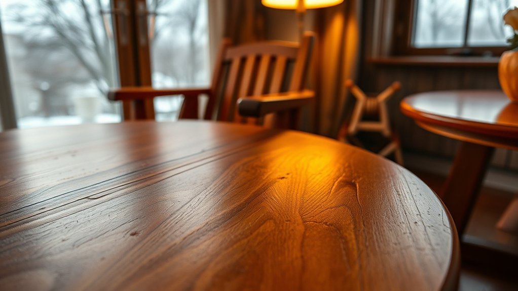 winter wood furniture care