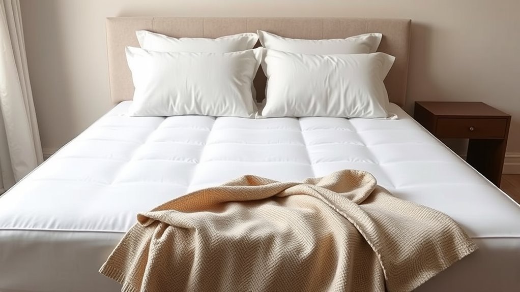 comfortable mattress and protector