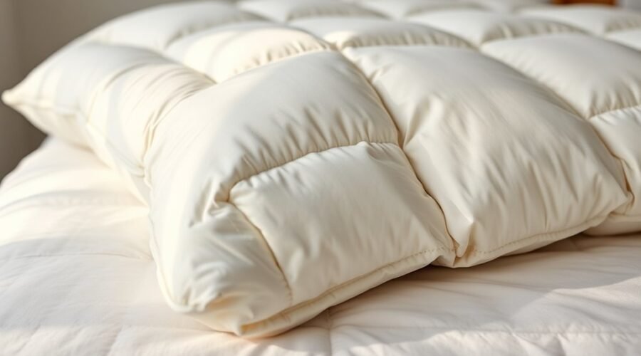 comforter construction and stitching
