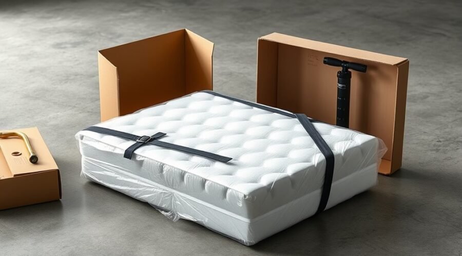 compressed mattress delivery system