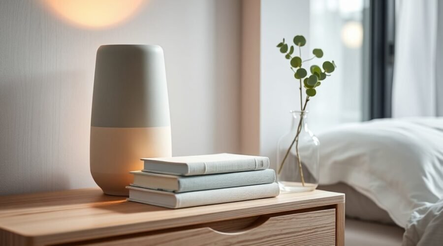 minimalist nightstand styling tips