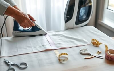 no sew curtain hemming method