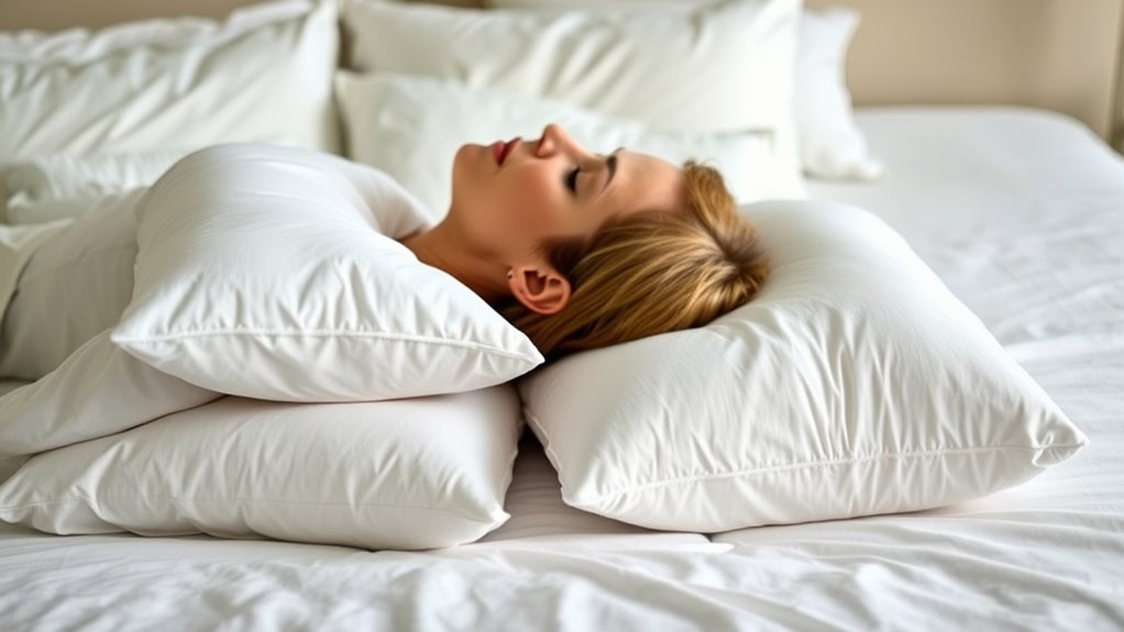 pillow loft affects alignment