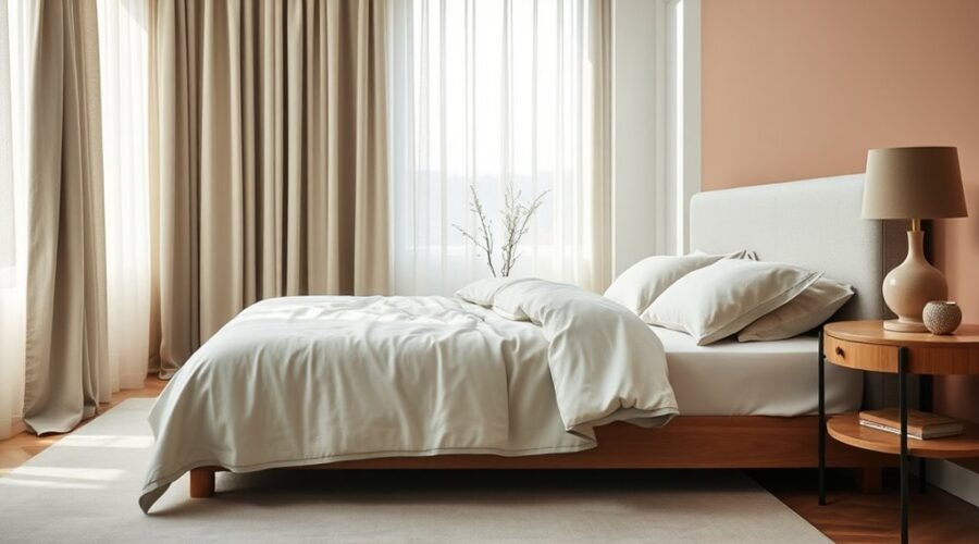 restful bedroom color selection