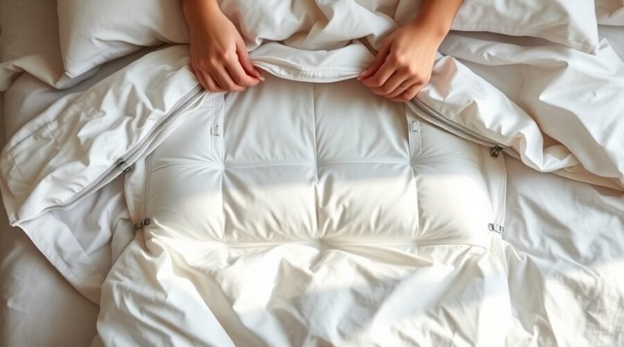secure duvet insert properly