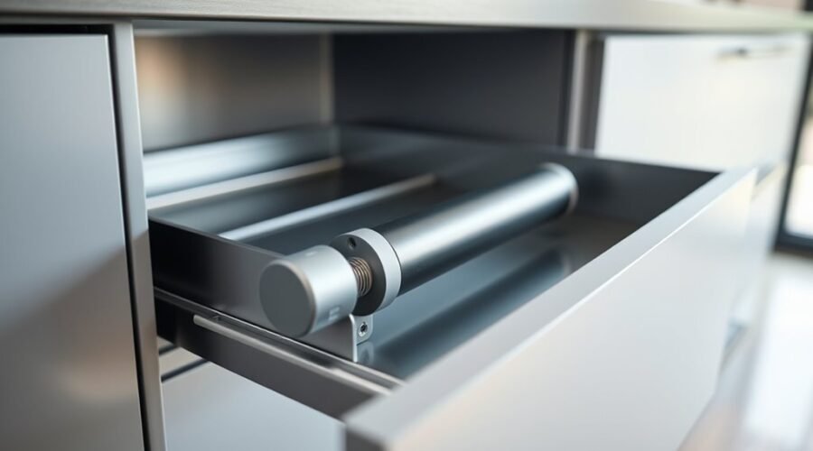 soft close drawer mechanism