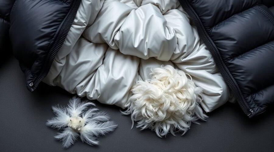 synthetic insulation mimics down