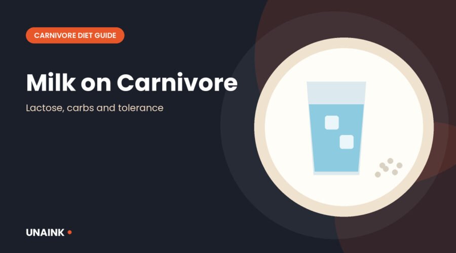 Glass of milk for people asking can you drink milk on carnivore diet