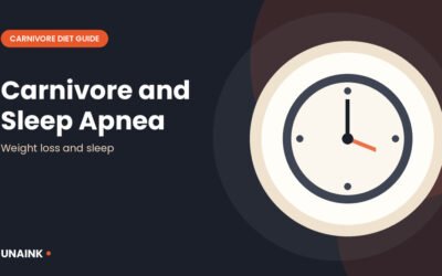 Clock illustration for the carnivore diet and sleep apnea