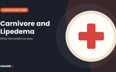 Medical cross illustration for the carnivore diet for lipedema