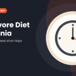 Clock illustrating carnivore diet insomnia and sleep trouble