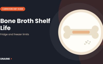 A jar answering how long does bone broth last in the fridge